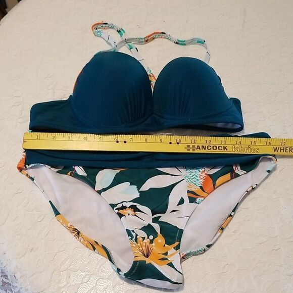 Happy Sailed Womens Push Up Bikini Set Large nwot - Picture 6 of 8